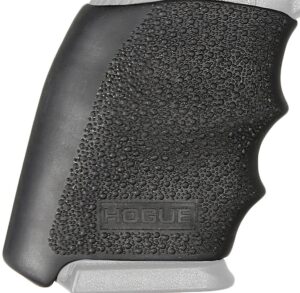 Hogue 17300 HandAll Hybrid Grip Sleeve Made of Rubber with Textured Black Finish for 9mm Luger Springfield XD
