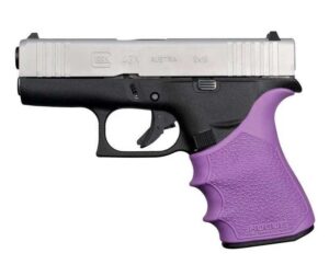 Hogue HandAll Beavertail Grip Sleeve Glock 43X 48 Purple