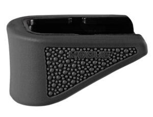 Hogue 18220 Extension Base Pad Fits Glock 42 Compatible with 6-Round Magazine Black Overmolded Rubber