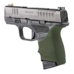 Hogue Soft Rubber Handall Beavertail Grip Sleeve Green Springfield Armory Hellcat