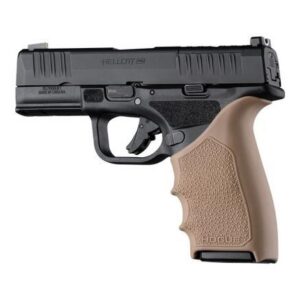 Hogue HandAll Beaver Tail Grip Sleeve Springfield Armory Hellcat Pro FDE