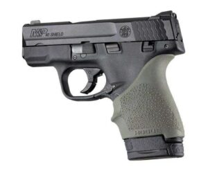 Hogue HandAll Beaver Tail Grip Sleeve S&W M&P Shield Ruger LC9 OD Green