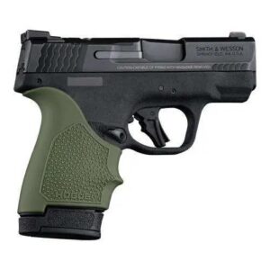 Hogue HandAll Beaver Tail Grip Sleeve S&W M&P 9 Shield Plus - OD Green