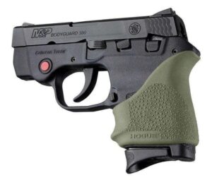 Hogue HandAll Beaver Grip Sleeve S&W Bodyguard 380/Taurus TCP & Spectrum OD GN