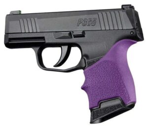 Hogue HandAll Beavertail Grip Sleeve Sig Sauer P365 Purple