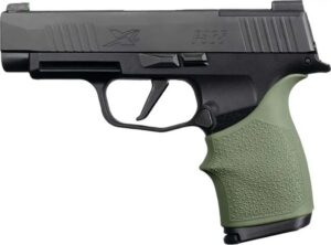 Hogue HandAll Beavertail Grip Sleeve Sig Sauer P365XL OD Green