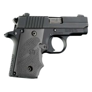 Hogue RUBBER GRIP SIG P238 with Finger Grooves Slate Grey