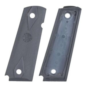 Hogue 1911 Government Panels Diamond Checkered Pewter