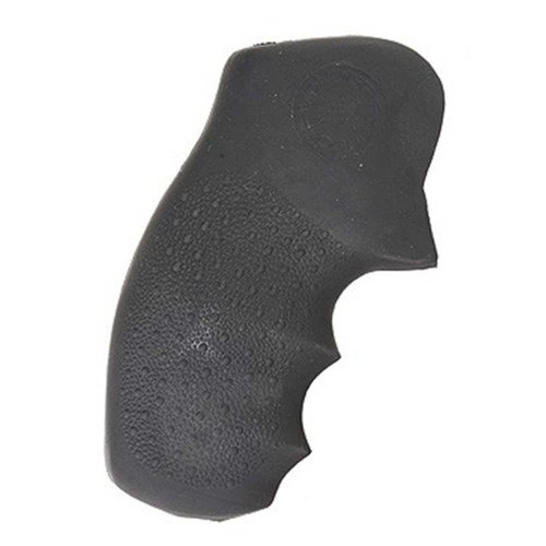 Hogue 60000 OverMolded Monogrip Cobblestone Black Rubber with Finger Grooves for S&W J Frame with Round Butt - Image 2