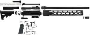TacFire SSRK45ACPLPK AR Build Kit Sports South Exclusive 45 ACP AR-Platform Black Nitride