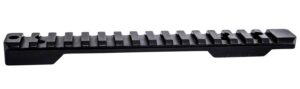 Weatherby PL0252150 Picatinny Rail Peak 44 Black Weatherby Mark V Picatinny Rail/Weaver Mount Long Action