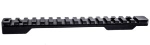 Weatherby PS0252150 Picatinny Rail Peak 44 Black Weatherby Mark V Picatinny Rail/Weaver Mount Short Action