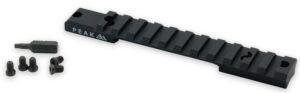 Weatherby J010004 Picatinny Rail Matte Black Aluminum Weatherby Model 307 Weaver Mount Short Action 20 MOA