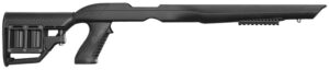 Adaptive Tactical 1081039 Tac-Hammer RM4 Black Synthetic, Adjustable Stock with Magazine Compartments, Removable Barrel Inserts, Stowaway Accessory