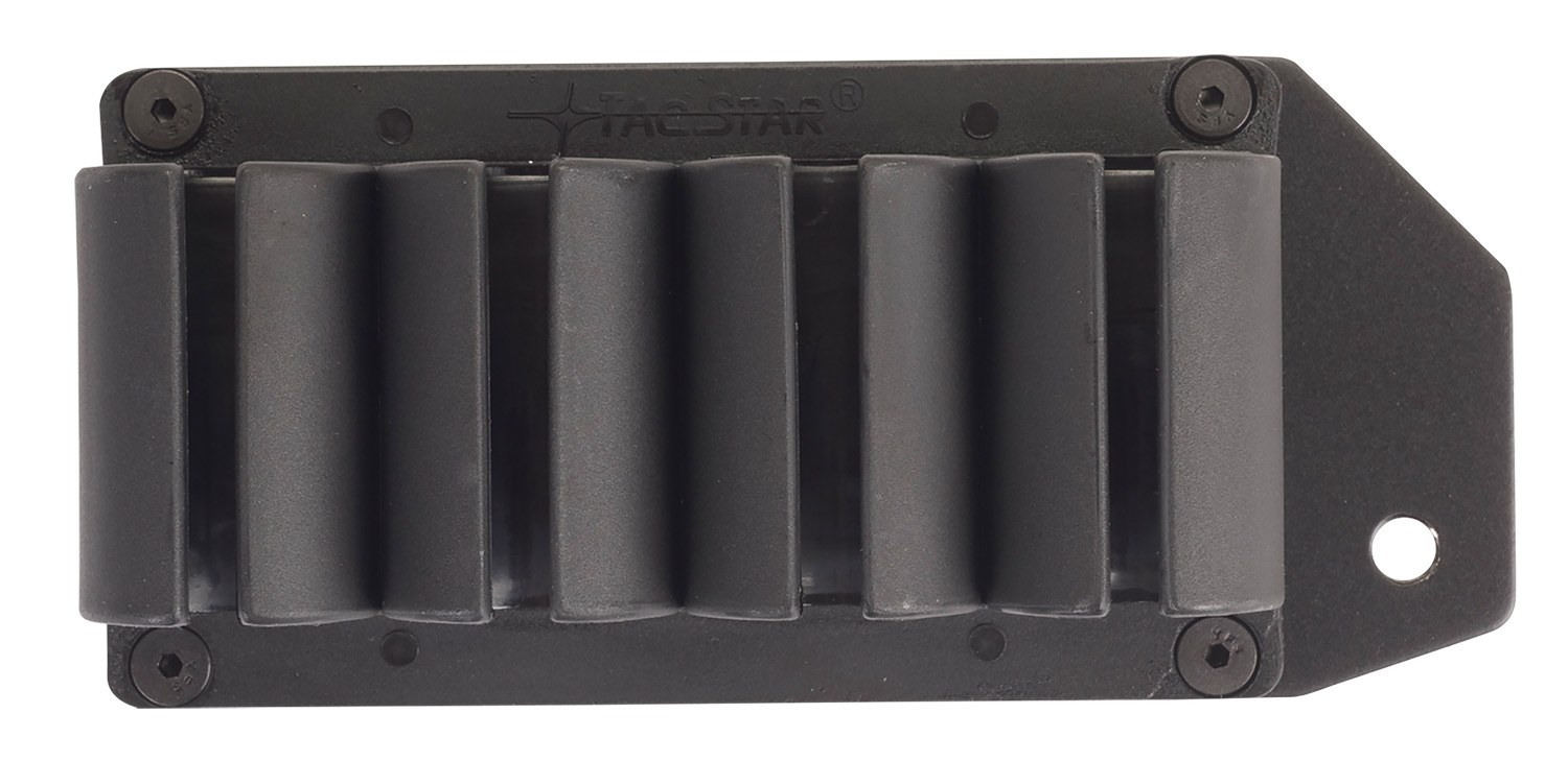 Lyman TacStar 1081134 SideSaddle Mossberg 500 20 Gauge 4-Round Black Polymer with Aluminum Mounting Plate