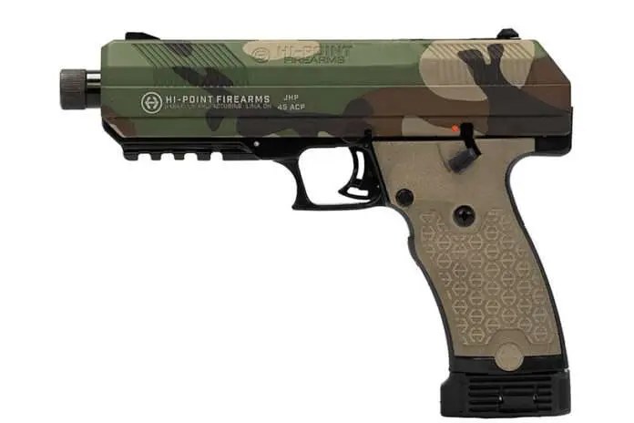 Hipoint Jxp 10MM Pistol M81 Camo 5.2" Threaded Barrel 10-Round Magazine