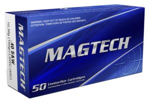 Magtech 40C Range/Training 40S&W 160gr Lead Semi Wadcutter 50 per Box/20 Case