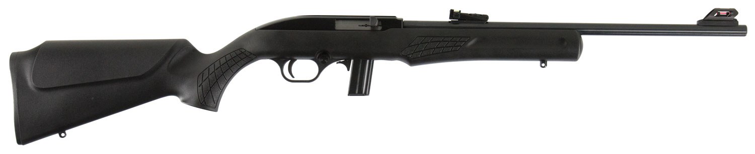 Rossi RS22L1811 RS22 Semi-Auto 22 LR Caliber with 10+1 Capacity, 18" Barrel, Blued Metal Finish & Monte Carlo Black Synthetic Stock Right Hand