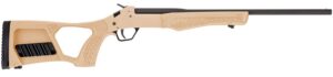 Rossi SSP1TAN Tuffy Single Shot Youth 410 Gauge Break Open 3" 1-Round 18.50" Matte Black Barrel, Matte Black Steel Receiver, Tan Synthetic Thumbhole