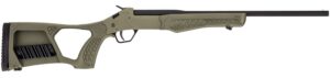 Rossi SSP1OD Tuffy Single Shot Youth 410 Gauge Break Open 3" 1-Round 18.50" Matte Black Barrel, Matte Black Steel Receiver, OD Green Thumbhole Stock