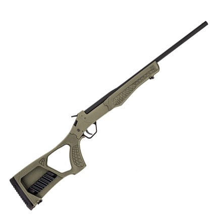 Rossi SSP1OD Tuffy Single Shot Youth 410 Gauge Break Open 3" 1-Round 18.50" Matte Black Barrel, Matte Black Steel Receiver, OD Green Thumbhole Stock - Image 4