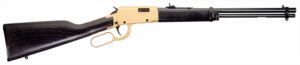 Rossi Rio Bravo 22LR 18IN Barrel 15-Round Black Gold Pvd Recv with Wood Stock RL22181WD-GLD2