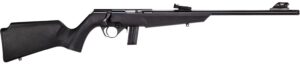 Rossi RB22L1611 RB22 Compact 22 LR 10+1, 16" Matte Black Button Rifled Free Floating Steel Barrel, Matte Black Stainless Steel Receiver, Black Monte
