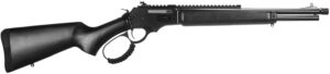 Rossi 953030161TB R95 Triple Black 30-30 Win 5+1 16.50" Black Cerakote Threaded Barrel, Black Cerakote Picatinny Rail Steel Receiver, Black Splatter