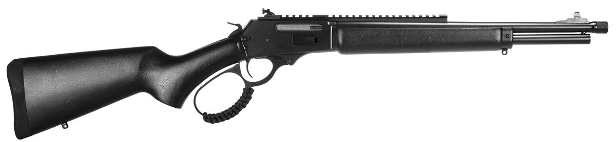 Rossi 953030161TB R95 Triple Black 30-30 Win 5+1 16.50" Black Cerakote Threaded Barrel, Black Cerakote Picatinny Rail Steel Receiver, Black Splatter - Image 2