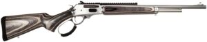 Rossi 953030209LW R95 30-30 Win 5+1 20" Stainless Steel Barrel, Matte Stainless Picatinny Rail Steel Receiver, Gray Fixed Laminate Stock