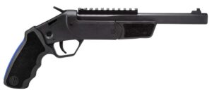 Rossi SSPB9-BKKIT Brawler 45 Colt (LC)/410 Gauge 1-Round 9", Black, Textured Rubber Grips, Optics Mount, Include Holster