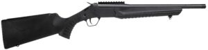 Rossi LWC0556BK LWC 5.56x45mm 1-Round 16.50" Black Oxide Threaded Barrel, Black Picatinny Rail Steel Receiver, Black Fixed Synthetic Stock