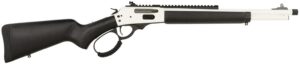 Rossi 95303016W R95 Trapper 30-30 Win 5+1 16.50" White Cerakote Threaded Barrel, White Cerakote Picatinny Rail Stainless Steel Receiver, Fixed Black