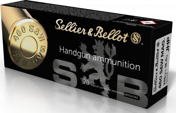 Sellier & Bellot SB460B Handgun 460S&WMag 255gr Jacketed Hollow Point 20 per Box/12 Case - Image 2
