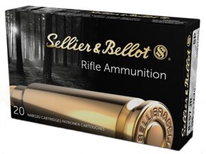 Sellier & Bellot SB857JRA Rifle 8x57mmJR 196gr Soft Point 20 per Box/20 Case