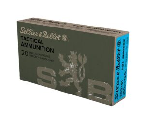 Sellier & Bellot SB762SUBB Rifle 308Win 200gr Full Metal Jacket Subsonic 20 per Box/25 Case
