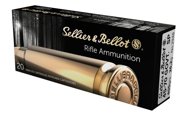Sellier & Bellot Ammo .45-70 405gr SP 20bx 45-70 GOVERNMENT 405GR SEMI-JACKETED SP 20/BOX