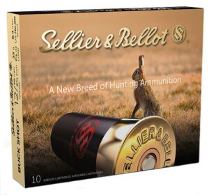 Sellier & Bellot SB12BSJ Hunting 12Gauge 2.75" 9Pellets 1 1/8oz 00Buck Shot 10 Box/25 Case