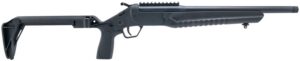 Rossi LWC0556-BKFS LWC 5.56x45mm NATO Single Shot 16.50" Black Oxide Threaded Barrel, Black Picatinny Rail Alloy Steel Receiver, Folding Black Polymer