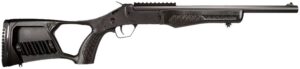 Rossi SSPS45-BKFS Survival 45 Colt (Long Colt)/410 Bore Single Shot 16" Black Oxide Alloy Steel Barrel, Black Picatinny Rail Polymer Receiver