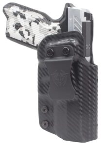 Fusion Firearms QUFUSXFRH XF Pro Holster IWB/OWB Black Boltaron, Belt Clip, Right Hand