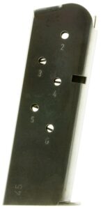 Magnum Research MAG1911456 1911 Black Detachable 6-Round 45 ACP