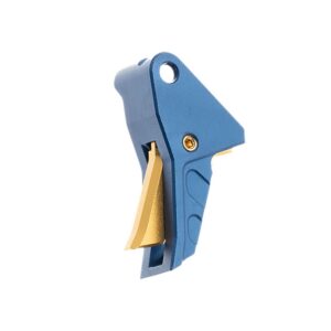 Tyrant Designs CNC TDECHETRIGBLUE/GOLD I.T.T.S Trigger Blue/Gold Fits Springfield Echelon