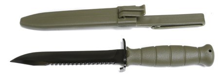 Glock Knife Battle Field Green Field Knife with Saw Packaged - Image 2