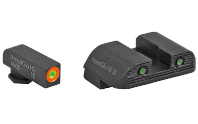 Glock Night Sight Set Ameriglo Bold Green Dots .165" Height Gen 3/4 G20/21/29/30/31/32/36/40/ - Image 2