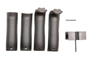 Glock 30818 Backstrap/Beavertail Set Compatible with Glock 17/22/31/34 Black Polymer