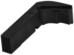 Glock 50955 Magazine Catch Extended 9mm/40S&with 357Sig/45ACP Glock 17T/17L/17/19/22/22P/23 Black