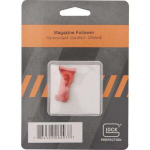 Glock Magazine Follower�Fits 9mm Gen5 10-Round ONLY - ORANGE- PACKAGED