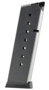 Mec-Gar MGCG4508SPF 1911 Government 8-Round 45 ACP, Stainless Steel