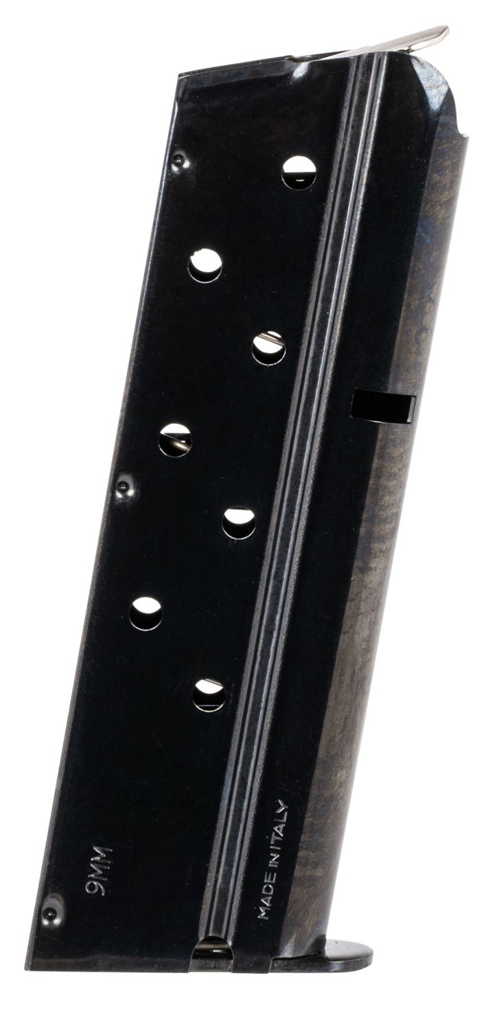 Mec-Gar MGCGOV9LCB 1911 Officer 8-Round 9mm Luger, Blued Carbon Steel